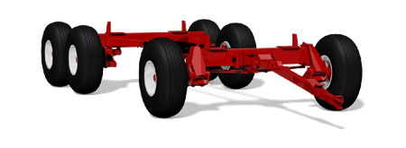 Model 325RF-18 Tn 6 Whl Wagon w/Road Flex Susp LESS Rims/Tires