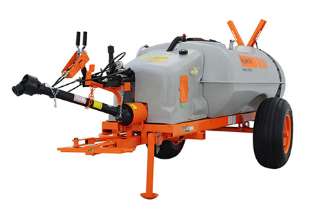 265 gal Trailed Airblast Sprayer w/28" Fan, Cable Controls