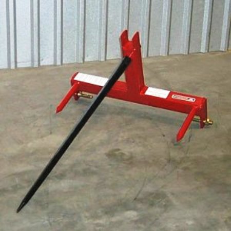3 Point 44" Single Tine Bale Spear Cat I or II