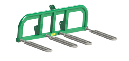 Double Bale 3Point Ducks Foot Carrier