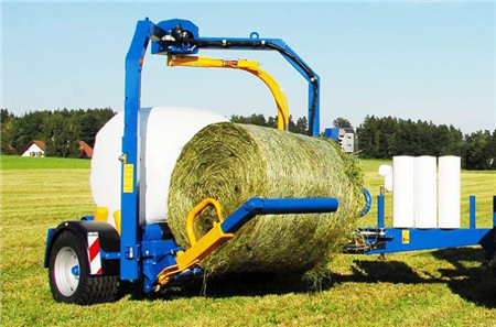 G5010 GÖWEIL Round Bale Wrapper with parallel bale pick-up