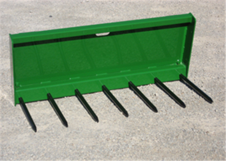 50" Manure / Silage Fork with Skidsteer Mount