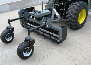 72" 3 Pt Heavy Duty PTO Landscape Rake w/Sabre tooth Rotor