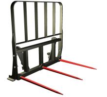Triple Tine Bale Spear  w/Guard LESS MOUNT & TINES