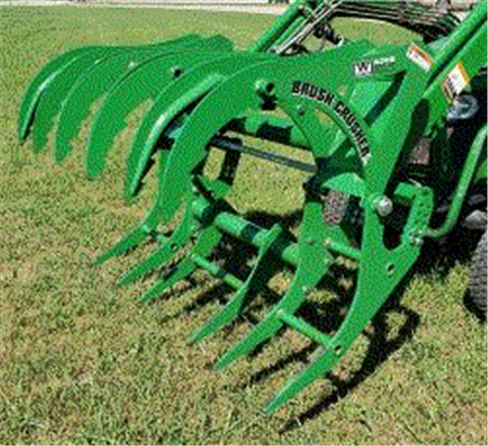 Brush Crusher 4215 - fits JD Qtach/with Middle Top and Bottom Teeth