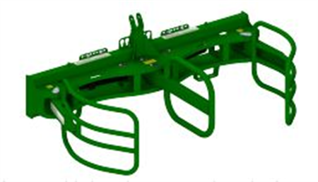 Double Hydraulic Bale Grab-3 Point-hoses included no mount