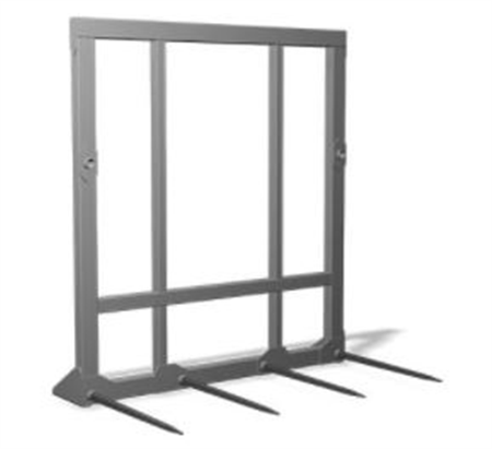 Four Tine Bale Spear w/ Rigid Frame LESS MOUNT & TINES